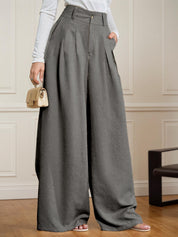 Wide Leg Palazzo Pants Sewing Pattern | Women Pants Pattern | Trousers Pattern | Women Sewing Patterns | Palazzo Pants Pattern High Waist
