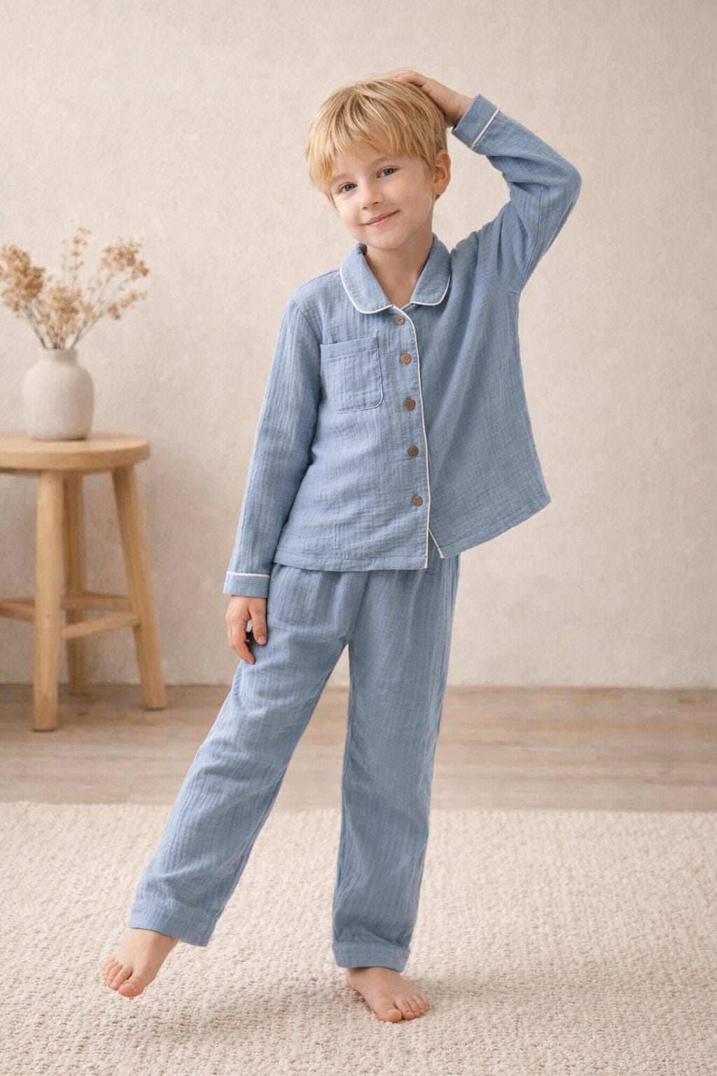 Pajama Sewing Pattern for Kids, Kids Shirt Pattern, Kids Pattern, PDF Pattern, Beginner Pattern, Sewing Pattern Toddlers, Pants Pattern
