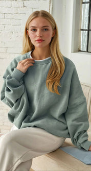 Oversized Sweatshirt Sewing Pattern | Cozy Loungewear Pattern