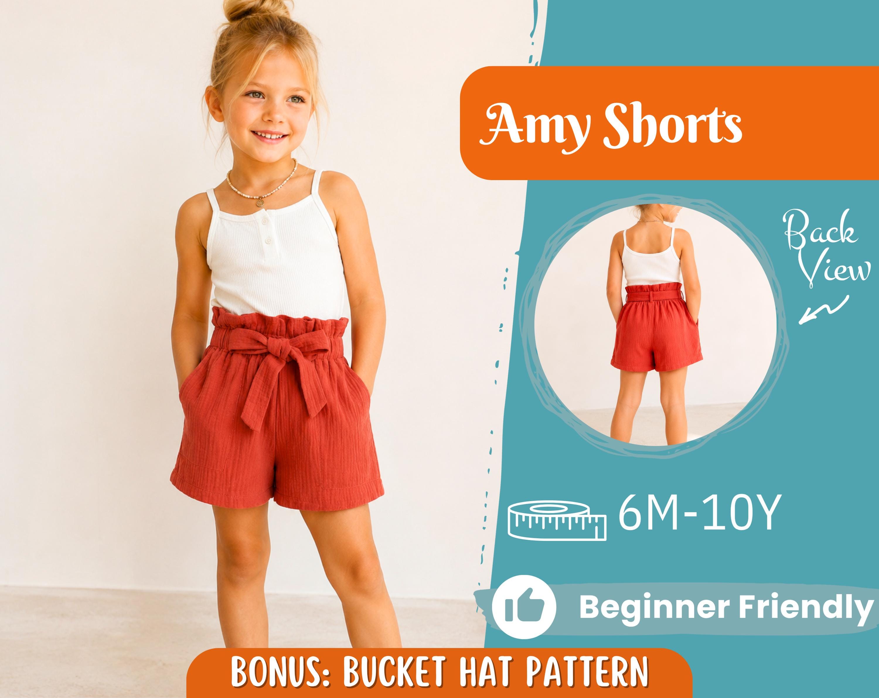 Shorts Sewing Pattern for Kids, Shorts Pattern, Kids Pattern, PDF Pattern, Beginner Pattern, Sewing Pattern Toddlers, Baby Sewing Pattern
