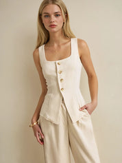 Vienna Vest Pattern, Waistcoat Sewing Pattern, Sewing Patterns, Women Pattern, Vest Sewing Pattern, Top Sewing Pattern for Women, Vintage Vest (Copia)
