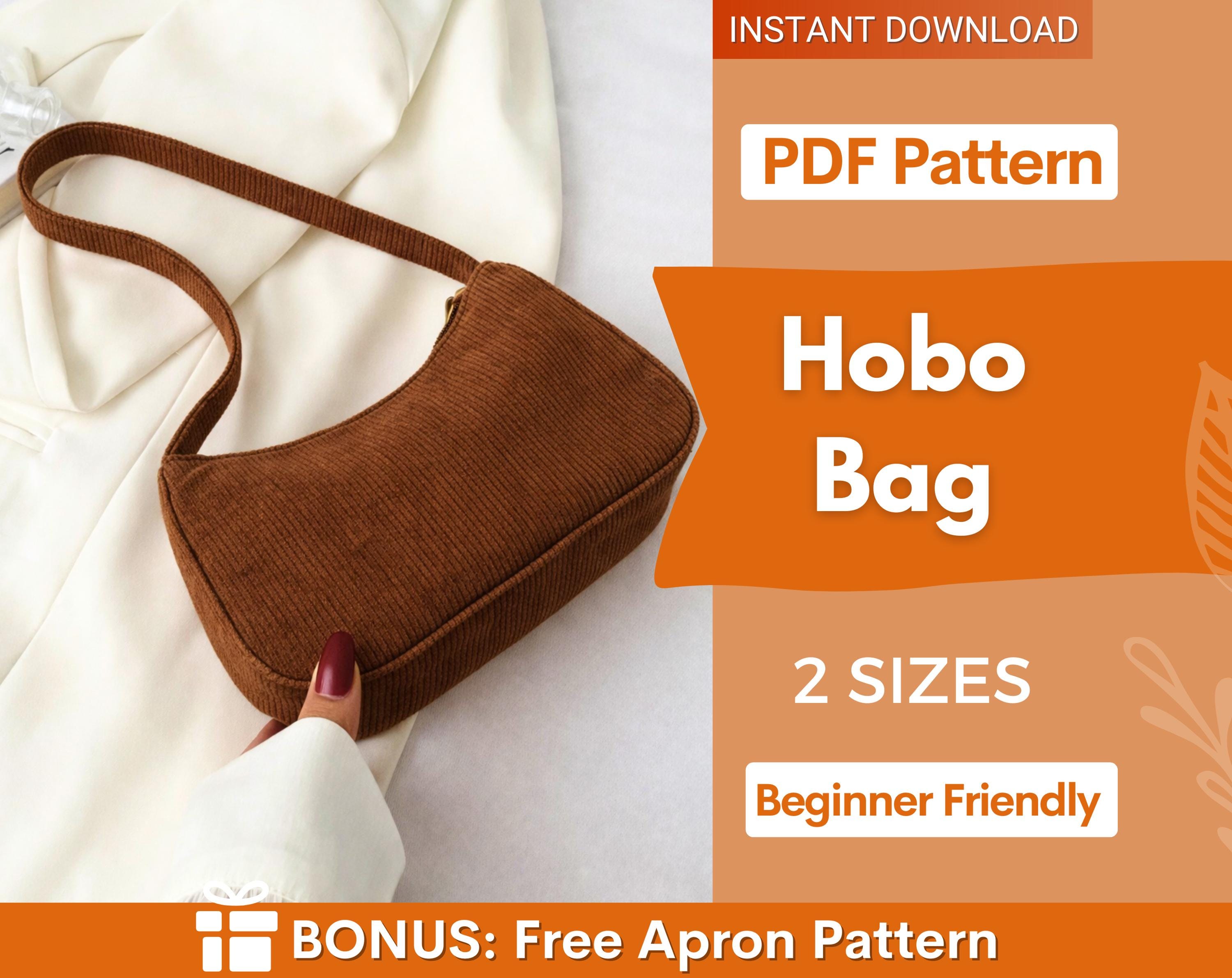 Shoulder Bag Sewing Pattern | Hobo Bag Pattern | Crossbody Bag Sewing Pattern | Shoulder Bag | Women Bag Pattern | Beginner Bag Pattern