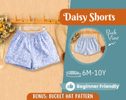 Shorts Sewing Pattern for Kids, Shorts Pattern, Kids Pattern, PDF Pattern, Beginner Pattern, Sewing Pattern Toddlers, Baby Sewing Pattern