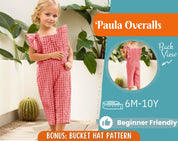 Overalls Sewing Pattern for Kids, Overalls Pattern, Kids Pattern, Jumpsuit Pattern, Beginner Pattern, Sewing Pattern Toddlers, PDF Pattern