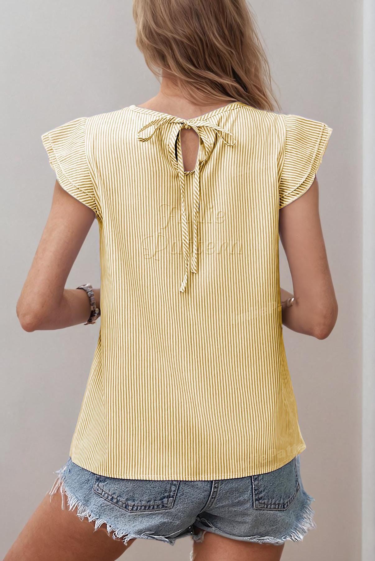 Blouse Pattern | Top Sewing Pattern | Women Sewing Pattern | Easy Blouse Pattern | Beginner Sewing Pattern | Sewing Patterns for Women
