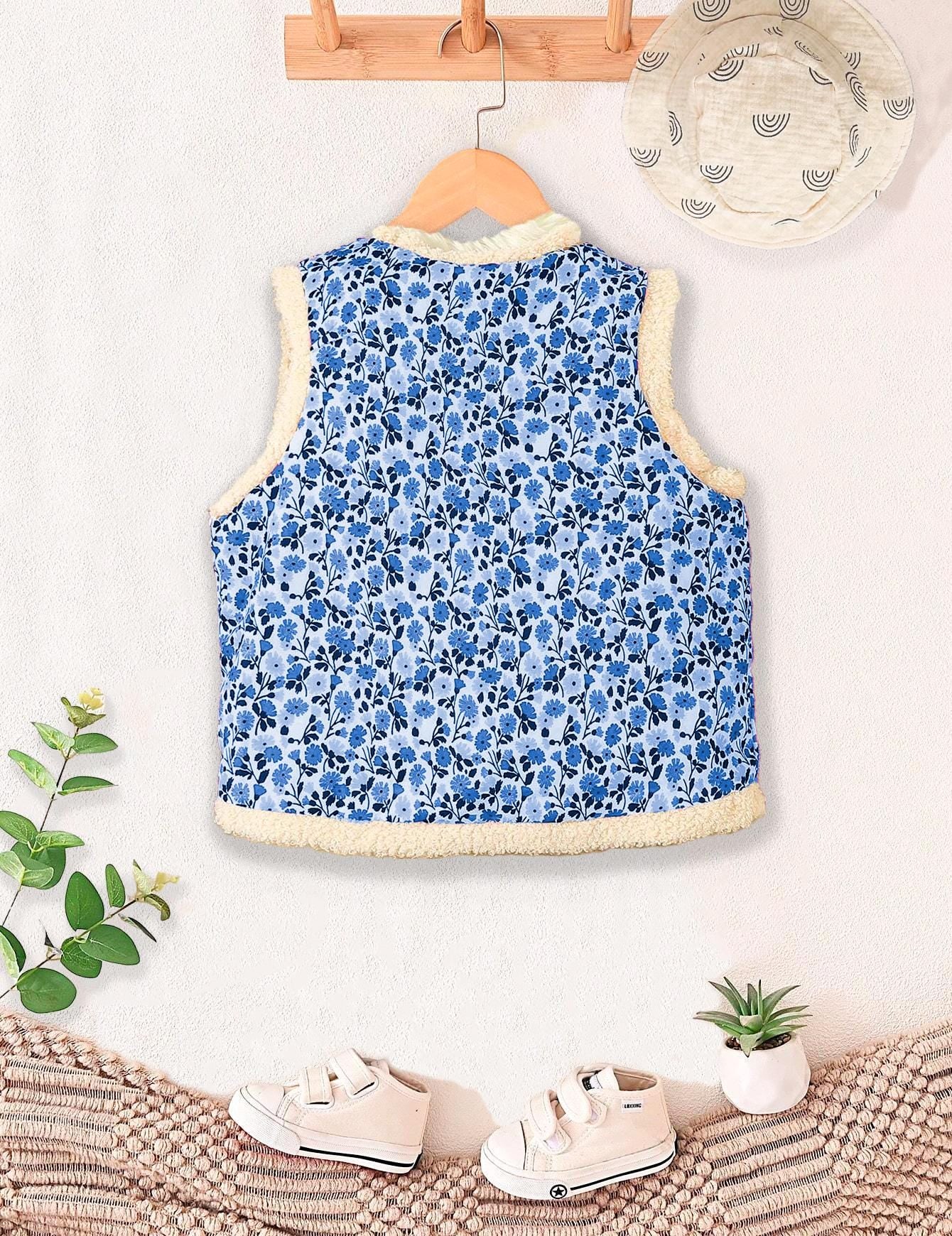 Vest Sewing Pattern for Kids, Teddy Vest Pattern, Kids Pattern, PDF Pattern, Beginner Pattern, Sewing Pattern Toddlers, Kids Vest Pattern