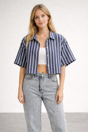 Crop Shirt Pattern, Women Shirt Pattern, Short Shirt Pattern, Sewing Pattern, Women Sewing pattern, Shirt Pattern, Beginner Sewing