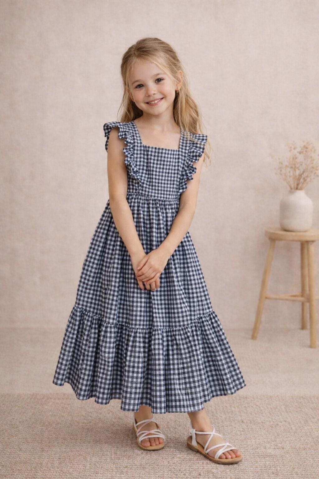 Dress Sewing Pattern for Kids, Dress Pattern, Kids Pattern, Long Dress Pattern, Beginner Pattern, Sewing Pattern Toddlers, PDF Pattern