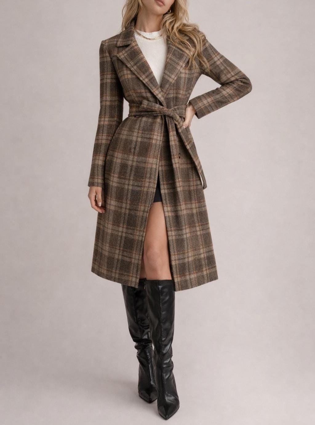 Easy Coat Sewing Pattern | Jacket Sewing Pattern | Long Coat Pattern, Winter Jacket Coat Sewing Pattern for Women, Women Sewing Pattern Coat