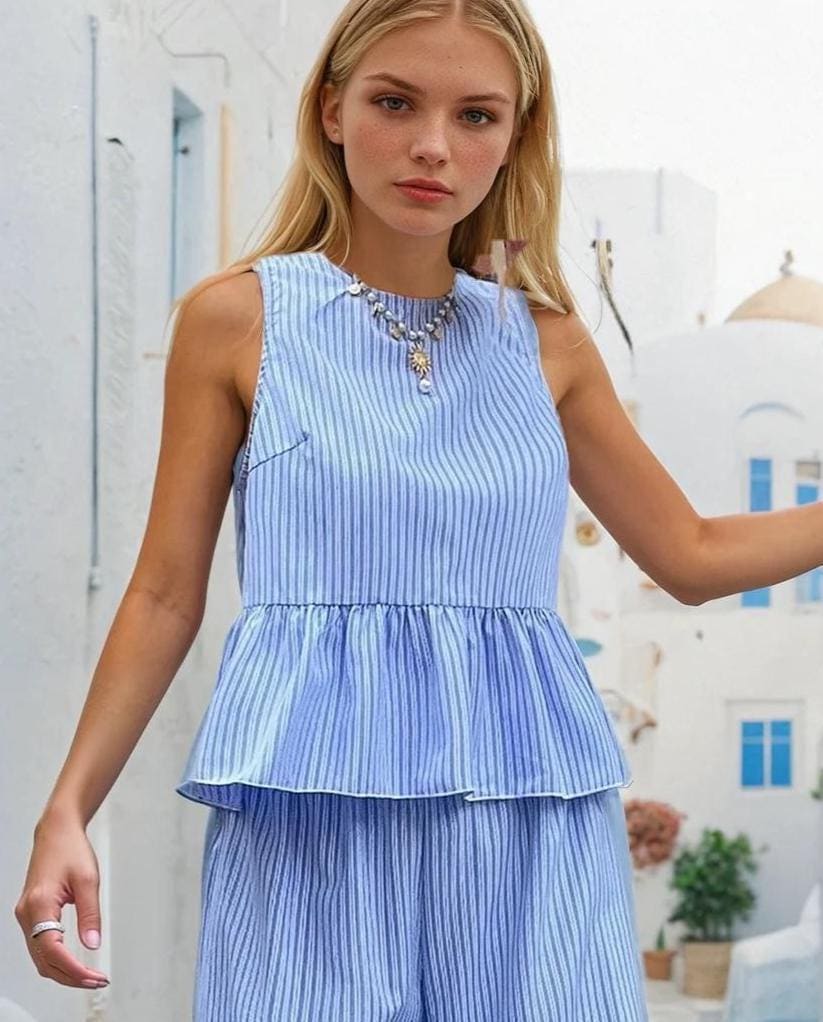 Crossback Top Sewing Pattern | Wrap Top Pattern | Criss Cross Top | Women Sewing Pattern | Blouse Pattern | Cross Top Pattern | Peplum Top
