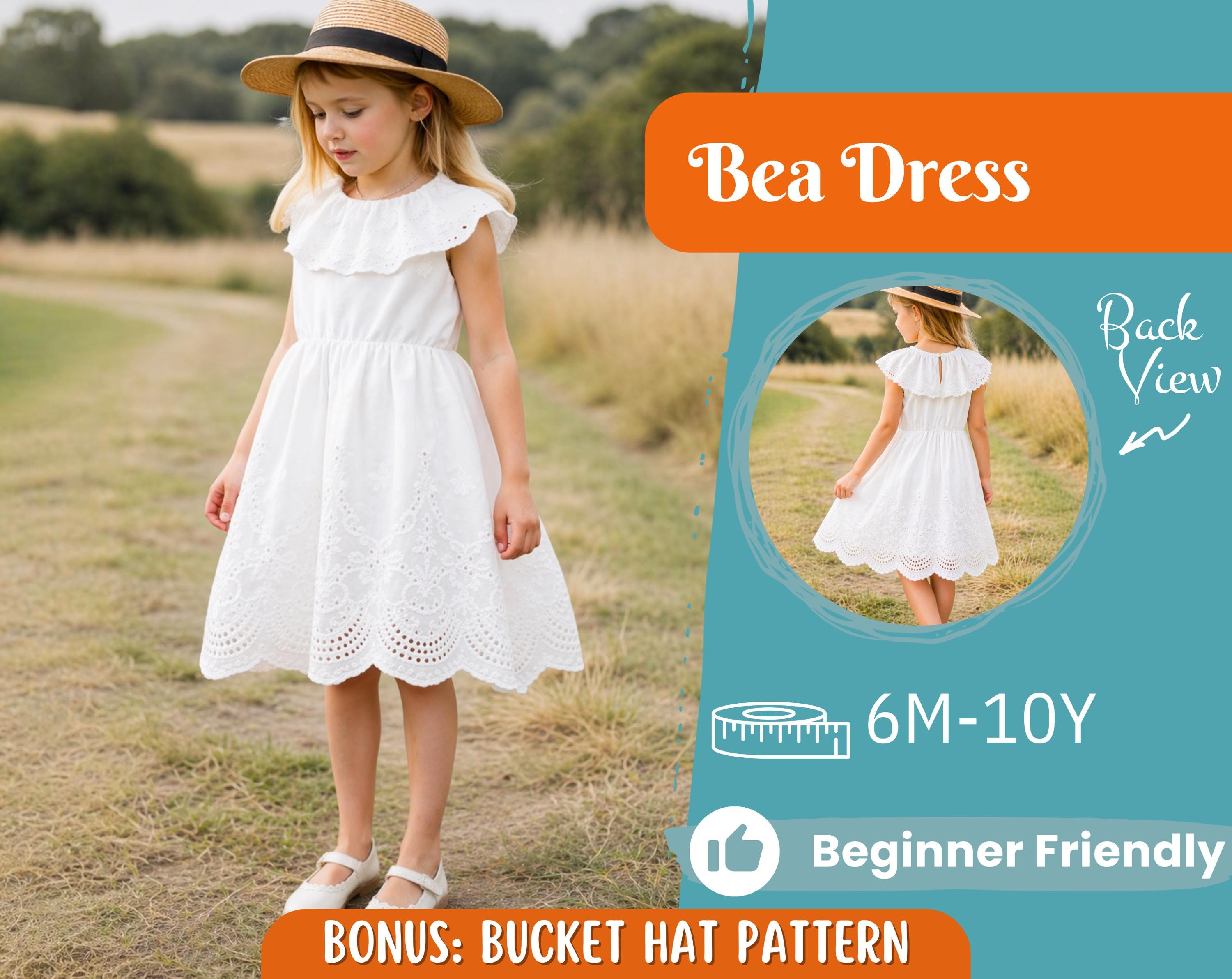 Dress Sewing Pattern for Kids, Dress Pattern, Kids Pattern, Summer Dress Pattern, Beginner Pattern, Sewing Pattern Toddlers, Baby Pattern