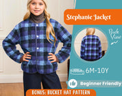 Jacket Sewing Pattern for Kids, Jacket Pattern, Kids Pattern, PDF Pattern, Beginner Pattern, Sewing Pattern Toddlers, Jacket Kids Pattern