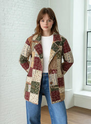 Quilted Jacket Sewing Patterns | Women Sewing Patterns | Jacket Sewing Pattern | Vest Pattern | Patchwork Patterns | Quilted Coat Pattern