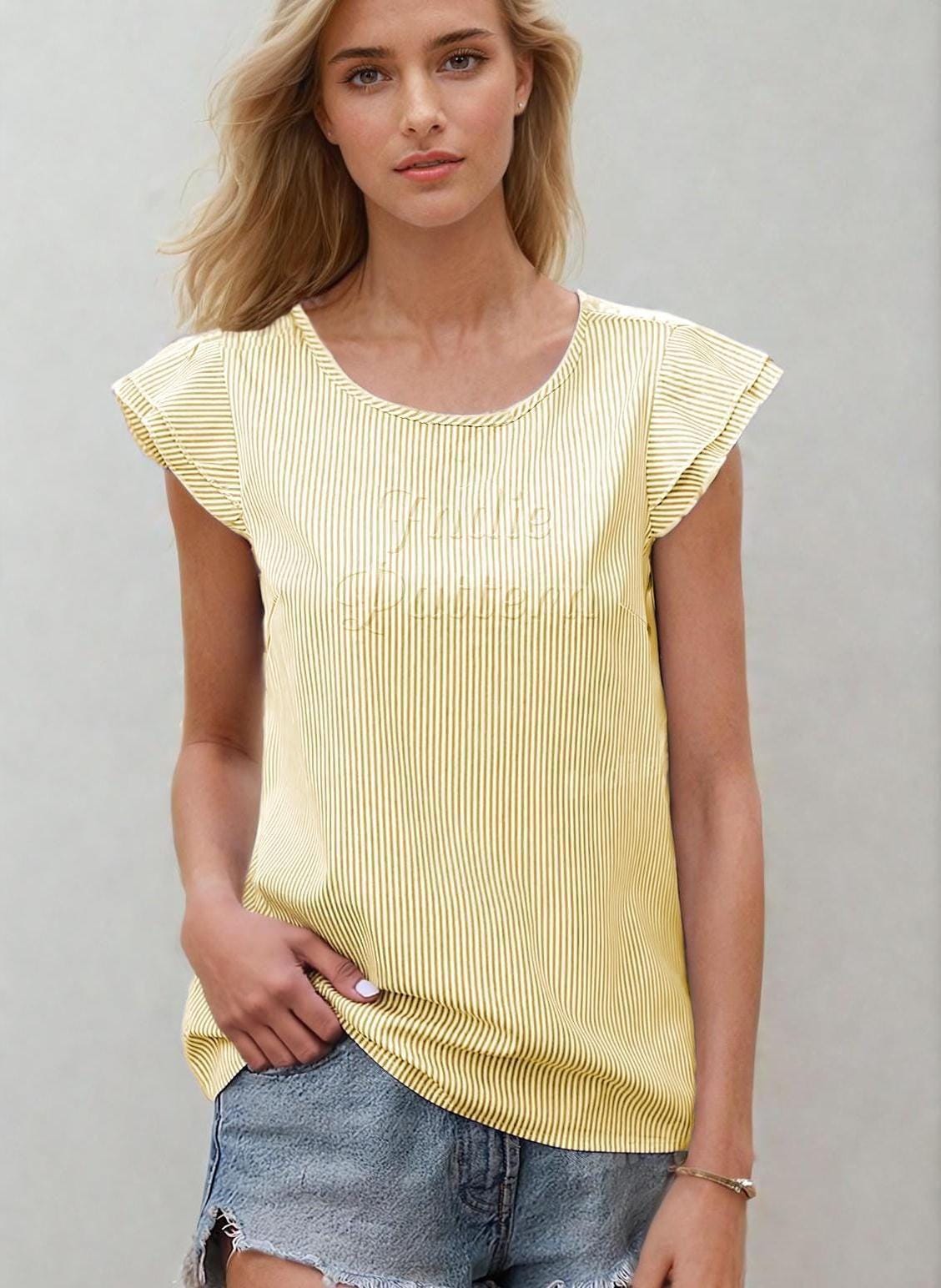 Blouse Pattern | Top Sewing Pattern | Women Sewing Pattern | Easy Blouse Pattern | Beginner Sewing Pattern | Sewing Patterns for Women