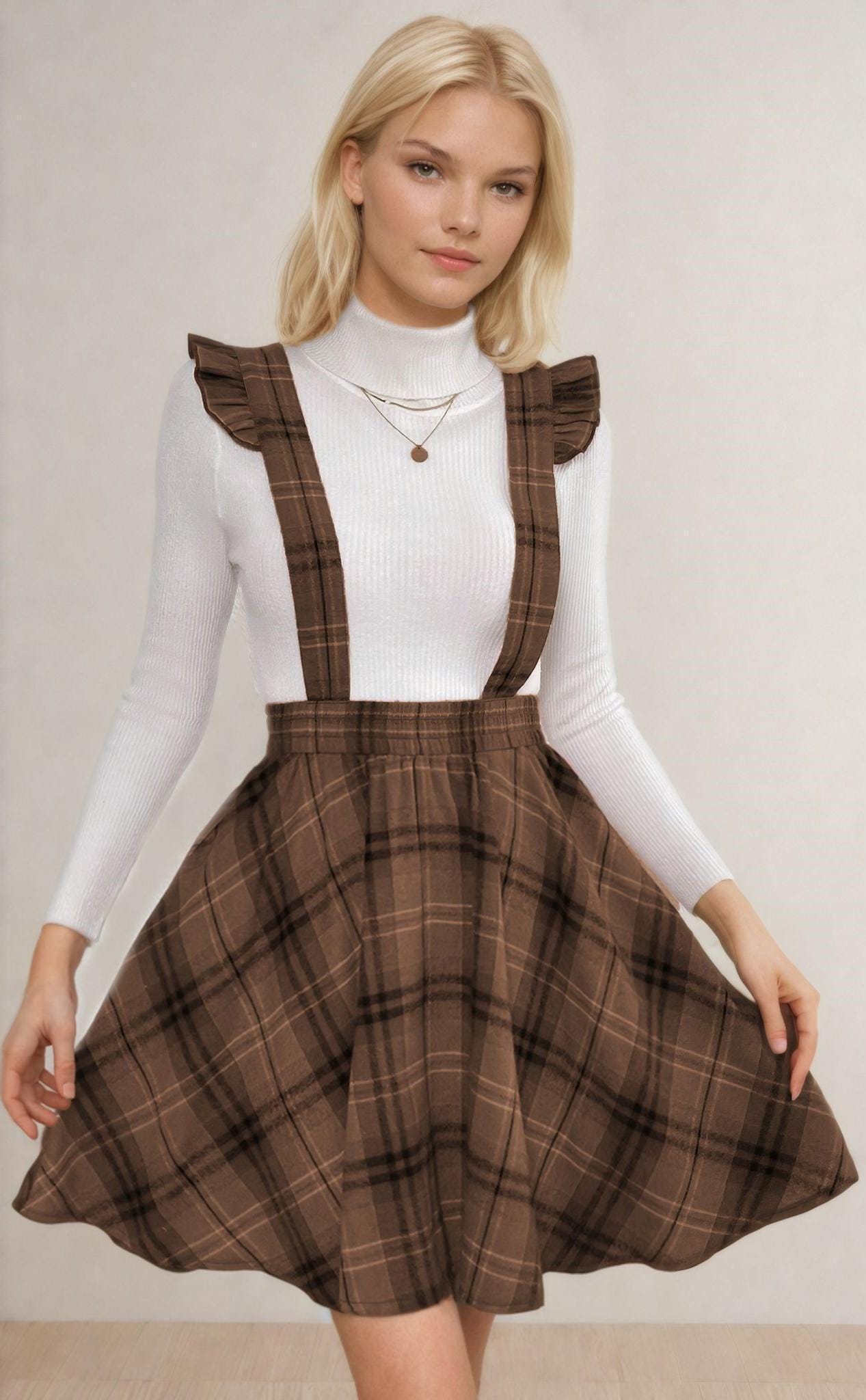 Skirt Pattern | Suspender Skirt Sewing Pattern | High waist skirt pattern | Women skirt sewing pattern | Sewing Pattern Skirt | Midi Skirt