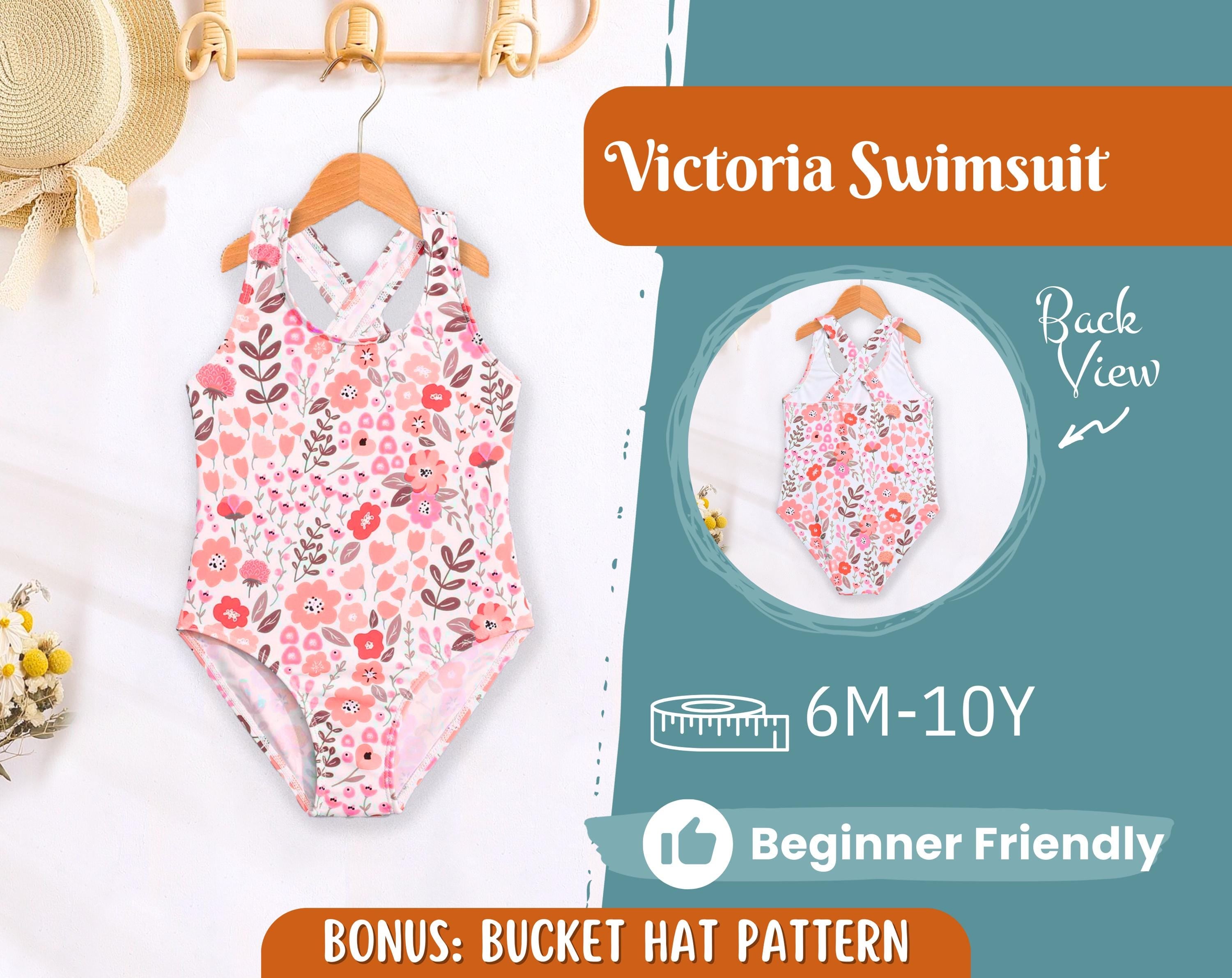 Swimsuit Sewing Pattern for Kids, Swimsuit Pattern, Kids Pattern, Bodysuit Pattern, Beginner Pattern, Sewing Pattern Toddlers, PDF Pattern