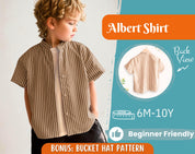 Shirt Sewing Pattern for Kids, Boy's Shirt Pattern, Kids Pattern, PDF Pattern, Beginner Pattern, Sewing Pattern Toddlers, Kids Shirt Pattern