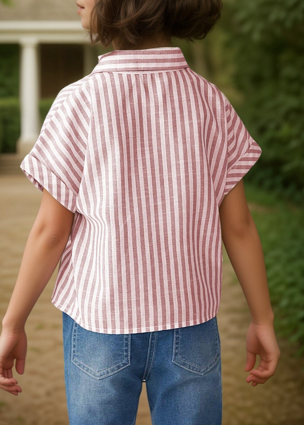 Shirt Sewing Pattern for Kids, Girl's Shirt Pattern, Kids Pattern, PDF Pattern, Beginner Pattern, Sewing Pattern Toddlers, Kids Top Pattern