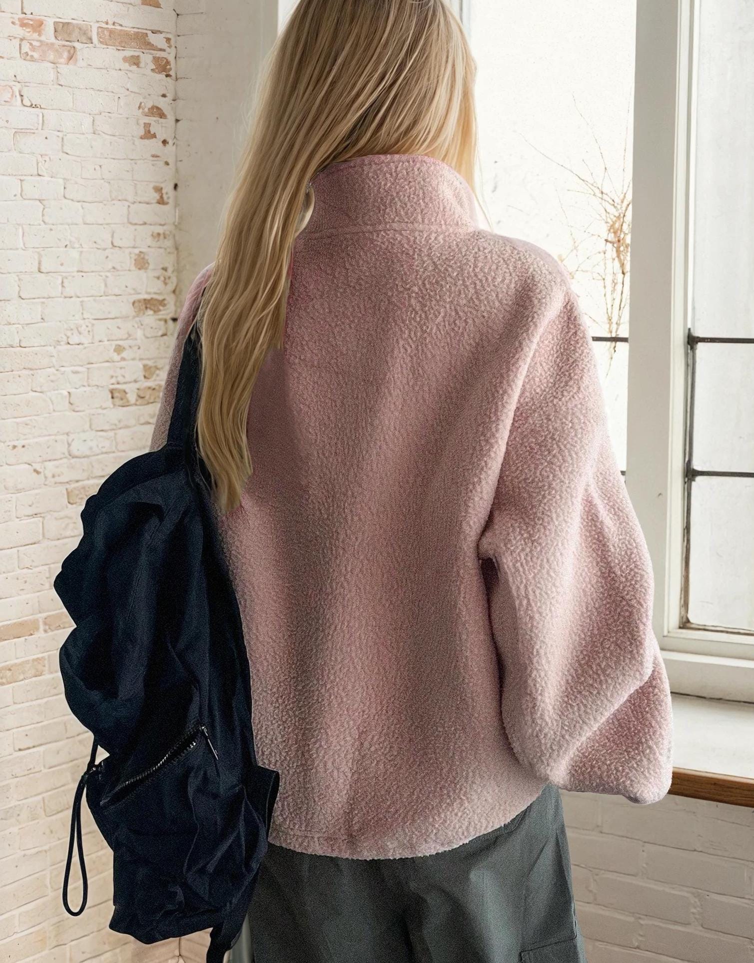 Sweatshirt Sewing Pattern for Women, Women Sweater Pattern, Zip Up Sweater Pattern, Women Sewing Pattern, Beginner Sewing Pattern Sweatshirt