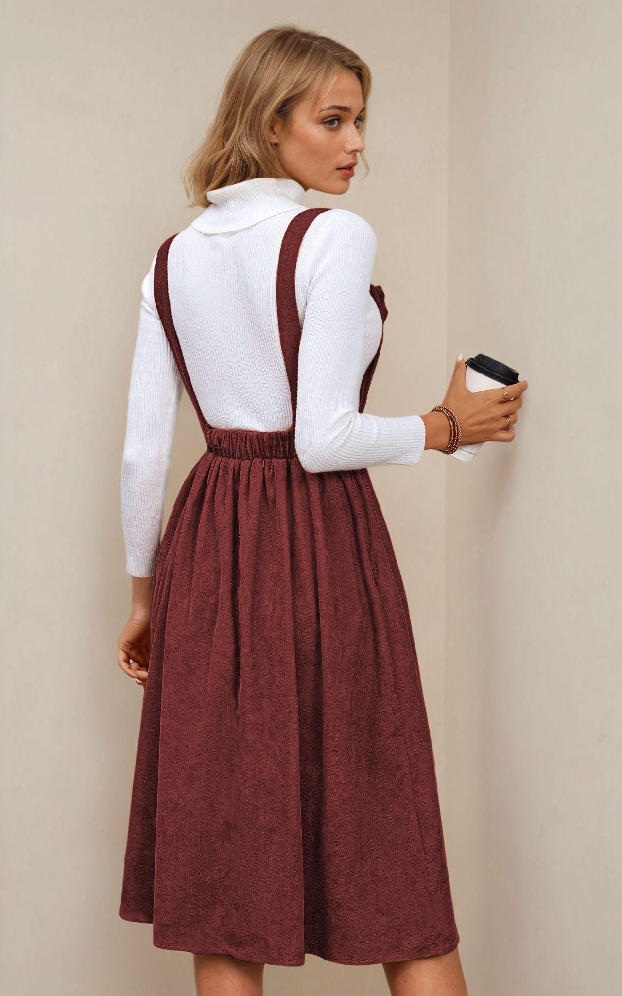 Pinafore Dress Sewing Pattern | Dress Pattern | Sewing Patterns | Women  Dress Pattern | Women pattern