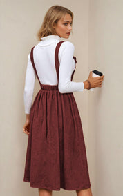 Pinafore Dress Sewing Pattern | Dress Pattern | Sewing Patterns | Women Dress Pattern | Women pattern | Jumper Dress, Pinafore Dress