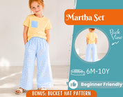 Top and Pants Pattern for Kids, Top Pattern, Kids Pattern, PDF Pattern, Beginner Pattern, Sewing Pattern Toddlers, Pants Pattern