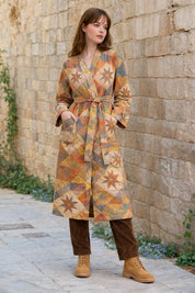 Quilted Coat Sewing Pattern for Women| Coat Pattern | Sewing Patterns | Women Sewing Pattern Patchwork | Beginner Jacket, Quilted Jacket