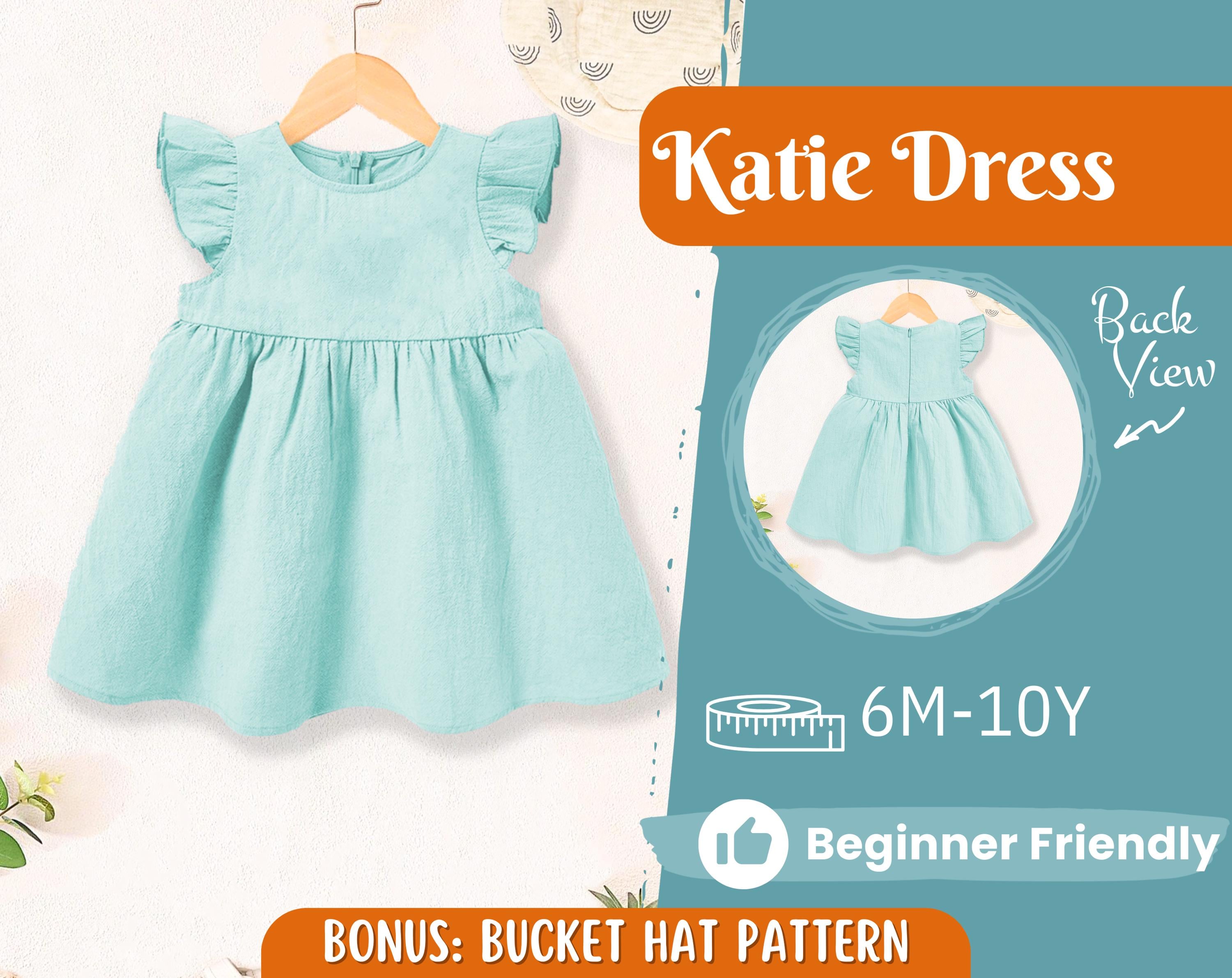 Dress Sewing Pattern for Kids, Dress Pattern, Kids Pattern, Summer Dress Pattern, Beginner Pattern, Sewing Pattern Toddlers, Baby Pattern