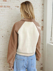 Raglan Sweatshirt Pattern for Women, Women Sweater Pattern, Zip Up Sweater Pattern, Women Sewing Pattern, Beginner Sewing Pattern Sweatshirt