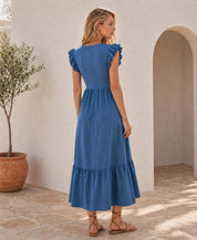 Dress Sewing Pattern | XS-XXXL | Ruffle Dress | Summer Dress Pattern | Women Sewing Pattern