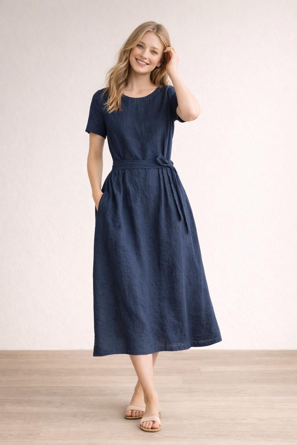 Iris Dress Sewing Pattern | Dress with Pockets | Linen Dress Sewing Pattern | Women Patterns | Summer Dress | Women Dress