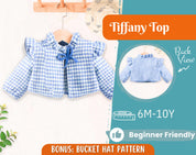Girl Blouse Pattern, Sewing Pattern for Kids, Kids Pattern, Toddler Blouse Pattern, Beginner Pattern, Sewing Pattern Toddlers, Top Pattern