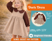 Dress Sewing Pattern for Kids, Dress Pattern, Kids Pattern, Easy PDF Pattern, Beginner Pattern, Sewing Pattern Toddlers, Baby Pattern