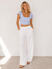 Tie Back Top Sewing Pattern | XS-XXXL| Summer Top Pattern | Top Pattern | Crop Top Pattern | Backless Top | Open Back Top, Easy pattern PDF