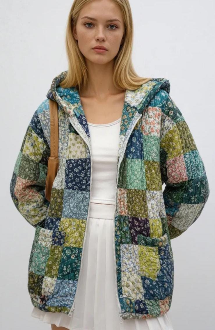 Quilted Jacket Sewing Patterns | Women Sewing Patterns | Jacket Sewing Pattern | Vest Pattern | Patchwork Patterns | Quilted Coat Pattern
