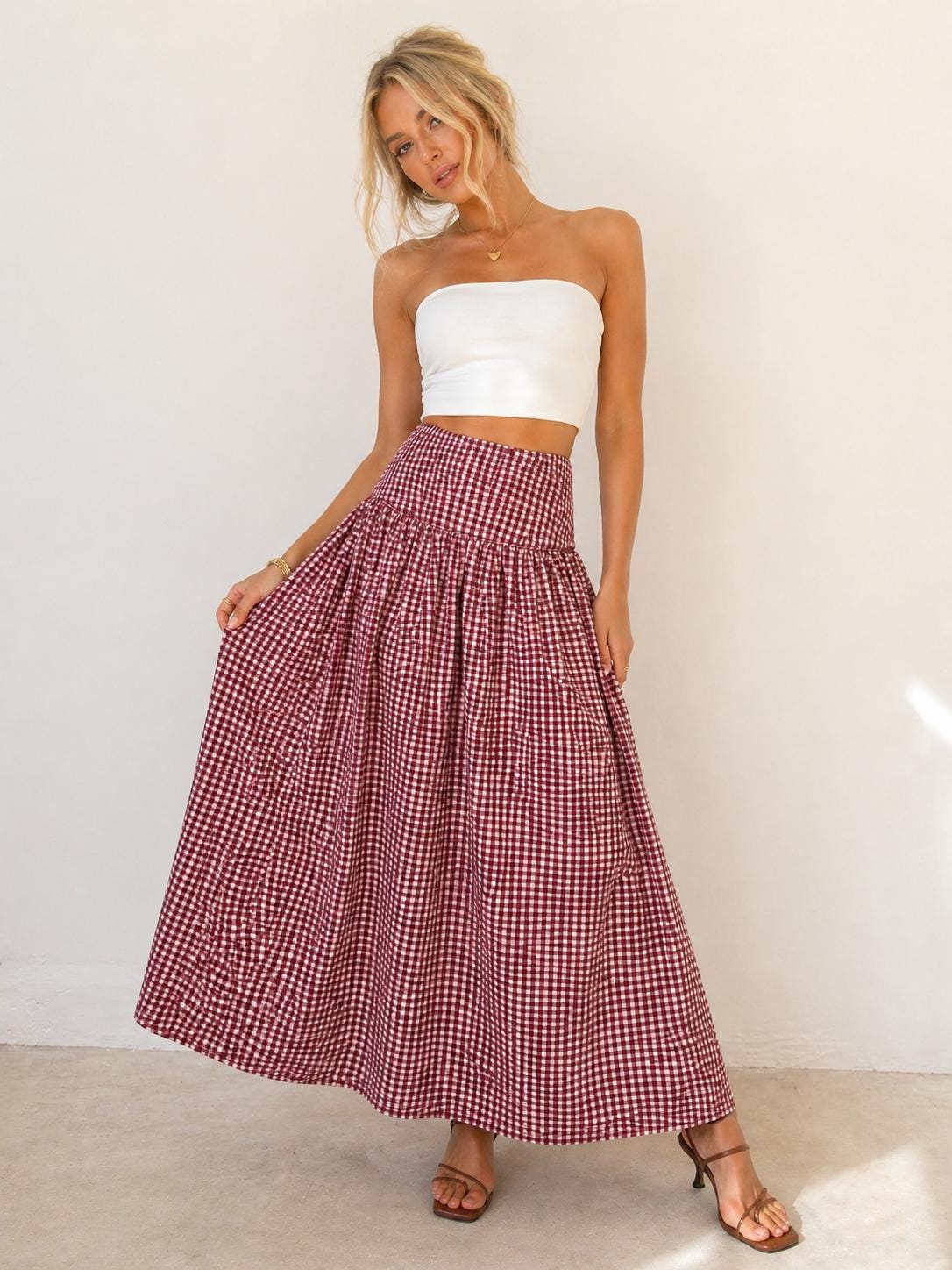 Jenna Skirt Sewing Pattern | Maxi Skirt Pattern | High Waist Skirt Pattern | Sewing Patterns, Women Sewing Pattern, Skirt with Zipper
