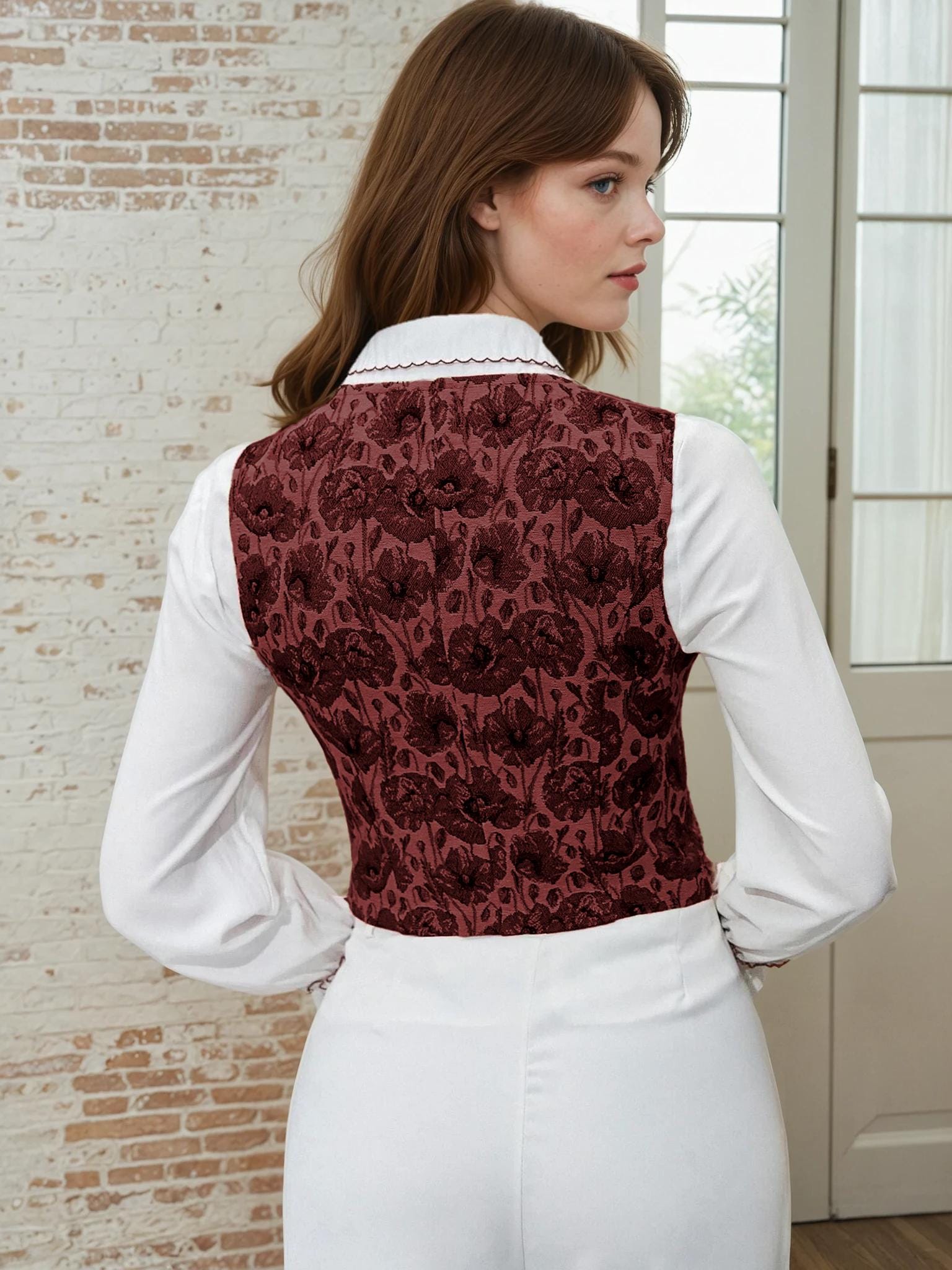 Waistcoat Pattern, Vest Sewing Pattern, Women Sewing Pattern, Sewing Patterns, Women Vest Waistcoat Pattern, Beginner pattern Top Buttons