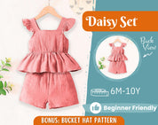 Top and Shorts Pattern for Kids, Top Pattern, Kids Pattern, PDF Pattern, Beginner Pattern, Sewing Pattern Toddlers, Shorts Pattern, Kids Top