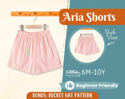 Shorts Sewing Pattern for Kids, Shorts Pattern, Kids Pattern, PDF Pattern, Beginner Pattern, Sewing Pattern Toddlers, Kids Sewing Pattern
