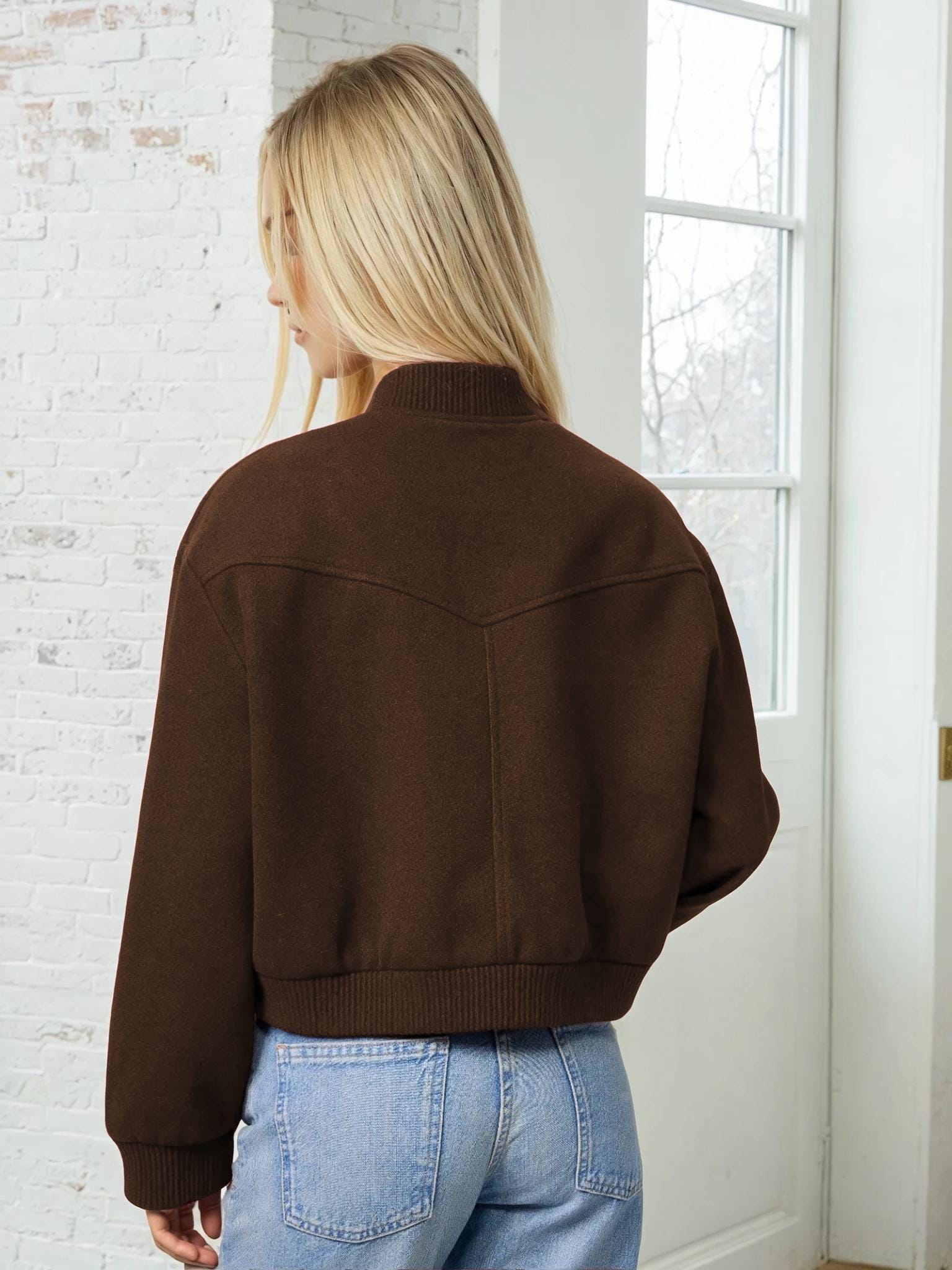 Bomber Jacket Sewing Pattern, Women Sewing Pattern, Jacket with Lining, Button Up Jacket, Pattern Jacket Coat, Hoodie Pattern