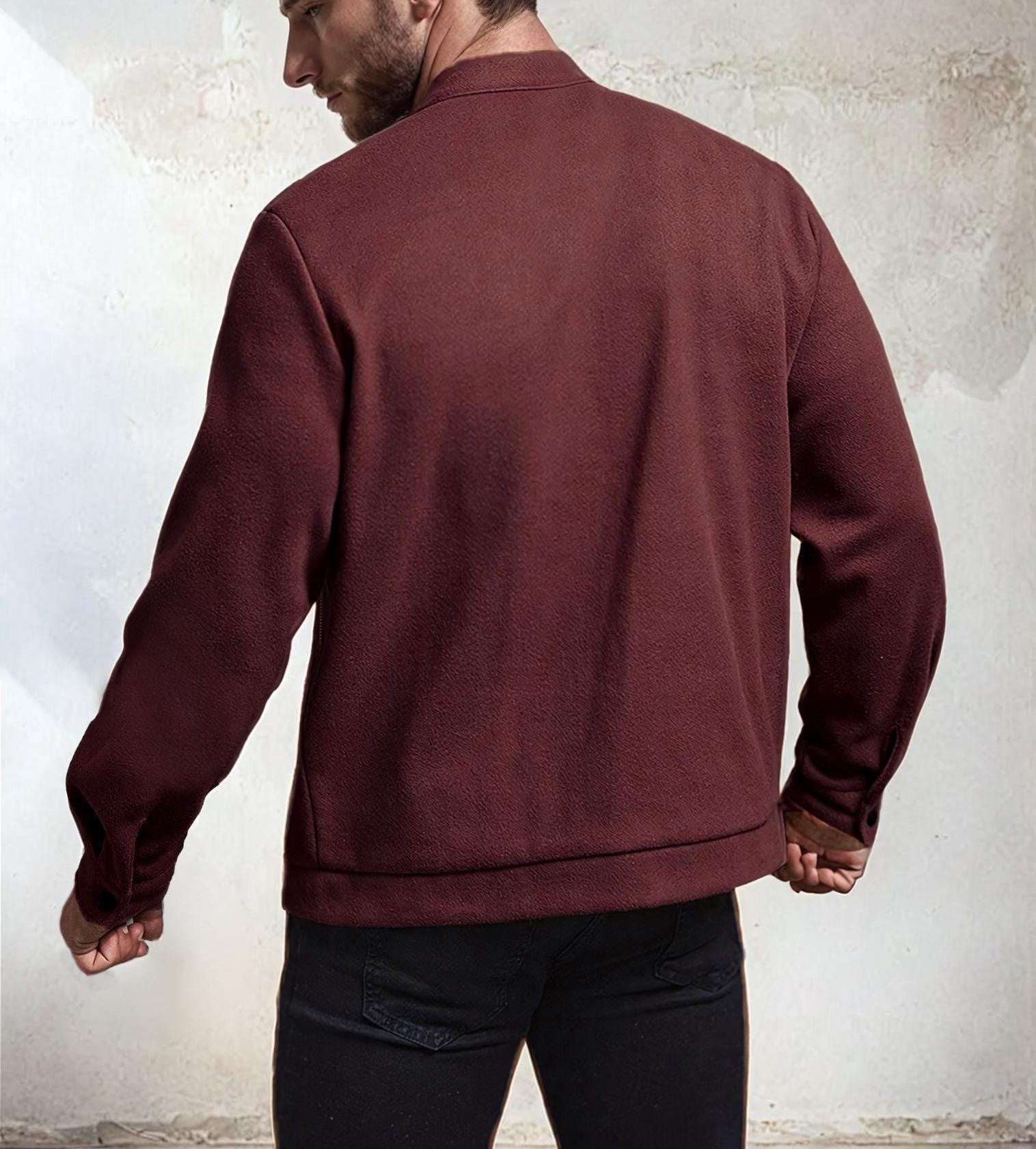 Men Bomber Jacket Pattern, Jacket Sewing Pattern for Men, Men Sewing Pattern, Pattern Men,  Sewing Pattern Jacket Coat Bomber Men