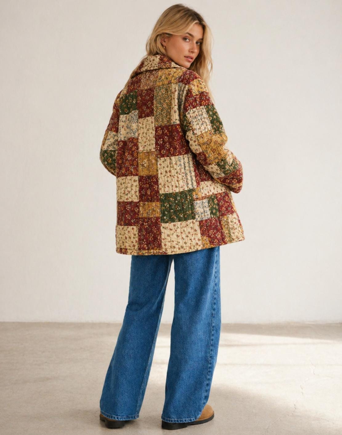 Quilted Coat Sewing Pattern | Coat Pattern | Sewing Patterns | Women Sewing Pattern Patchwork | Beginner Jacket, Quilted Jacket