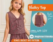 Top Sewing Pattern for Kids, Kids Top, Kids Pattern, PDF Pattern, Beginner Pattern, Sewing Pattern Toddlers, Girl Sewing Pattern, Summer Top