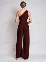 Jumpsuit Pattern | Sewing Patterns | Women Sewing Patterns | One Shoulder Jumpsuit Sewing Pattern | Prom Jumpsuit Pattern | Dress Pattern