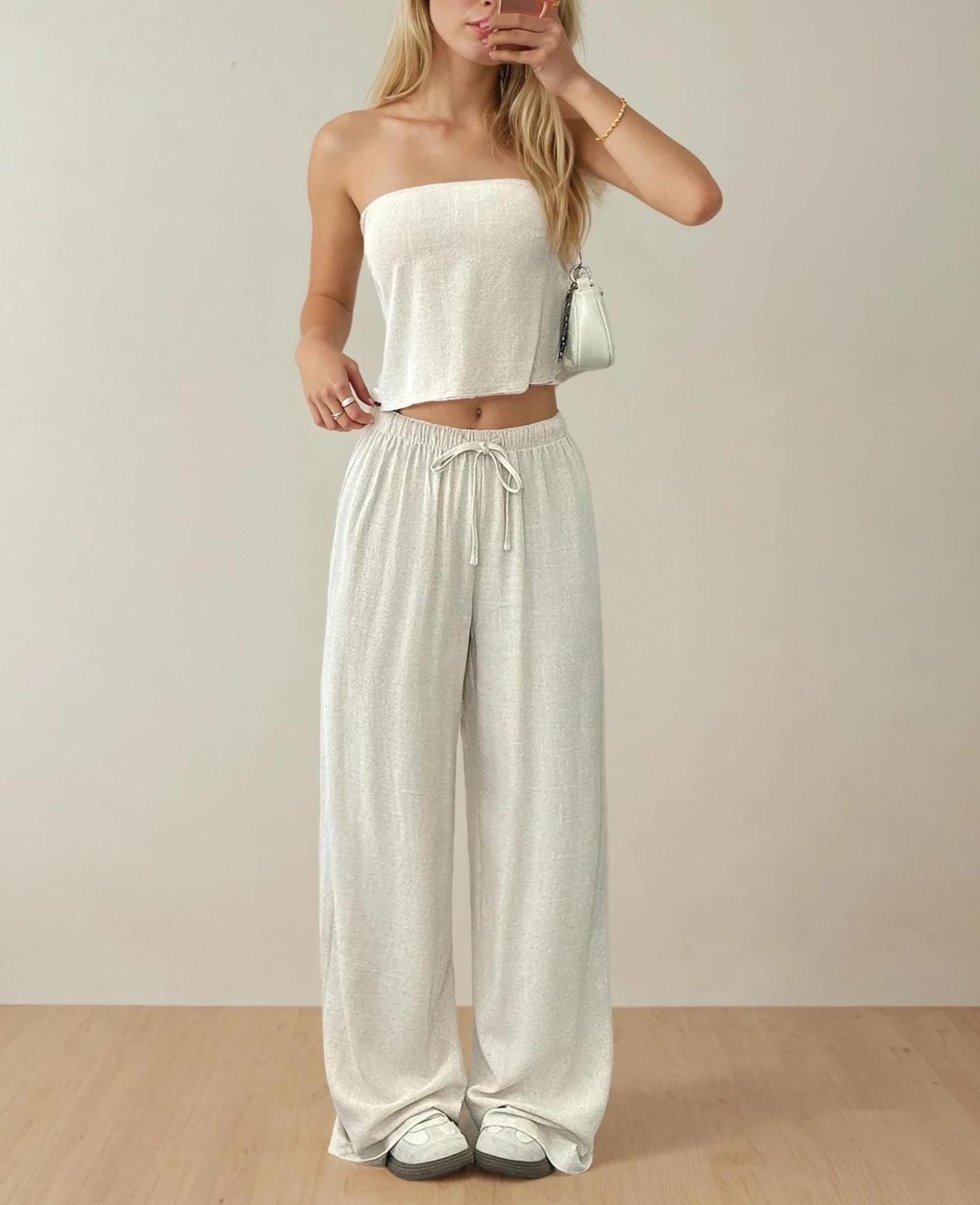 Women Pants Sewing Pattern | Pants with Back Pocket Pattern | Elastic Waistband Wide Leg Pants Pants Pattern, Beginner Pattern Pants Women
