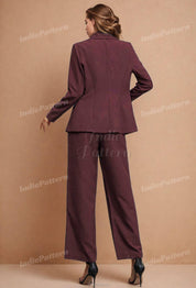 Suit Set Sewing Pattern | Blazer Sewing Pattern | Pants Pattern Women | Suit Pants Pattern |  Women Sewing Pattern | Suit Patterns Women