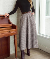 Skirt with Pockets Sewing Pattern, Women Sewing Patterns, Skirt Pattern, Midi Skirt Sewing Pattern, Women Skirt Pattern, Midi Skirt Sewing