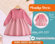 Dress Sewing Pattern for Kids, Dress Pattern, Kids Pattern, Easy PDF Pattern, Beginner Pattern, Sewing Pattern Toddlers, Baby Pattern