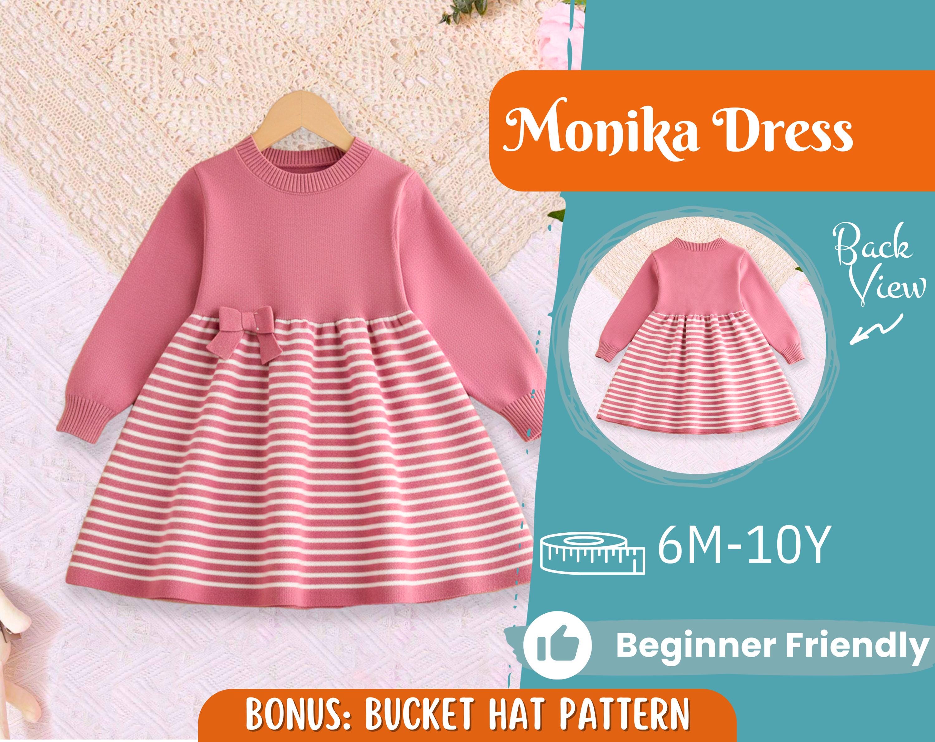 Dress Sewing Pattern for Kids, Dress Pattern, Kids Pattern, Easy PDF Pattern, Beginner Pattern, Sewing Pattern Toddlers, Baby Pattern