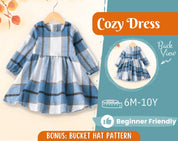 Dress Sewing Pattern for Kids, Dress Pattern, Kids Pattern, Easy PDF Pattern, Beginner Pattern, Sewing Pattern Toddlers, Baby Pattern